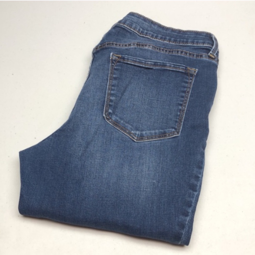 VINTAGE OLD NAVY ROCKSTAR MID-RISE JEANS 14/32x26 ⚓️